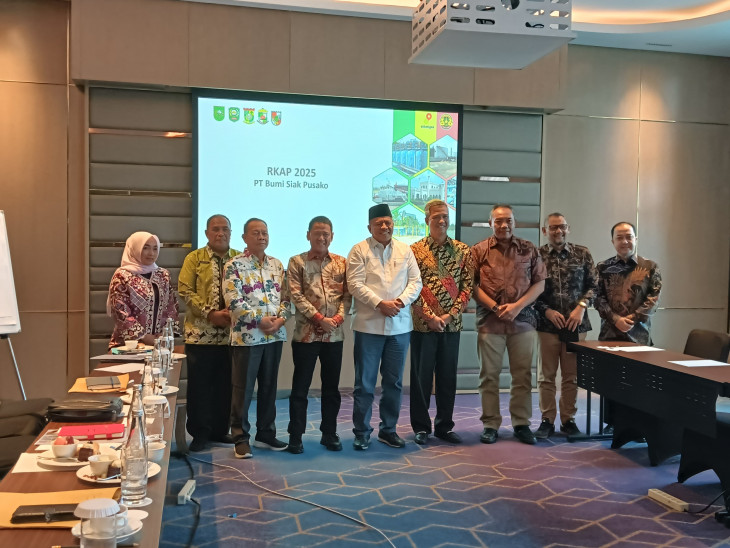 Pj Bupati Kampar Hadiri Rapat Pembahasan Teknis RKAP PT. Bumi Siak Pusako Tahun 2025