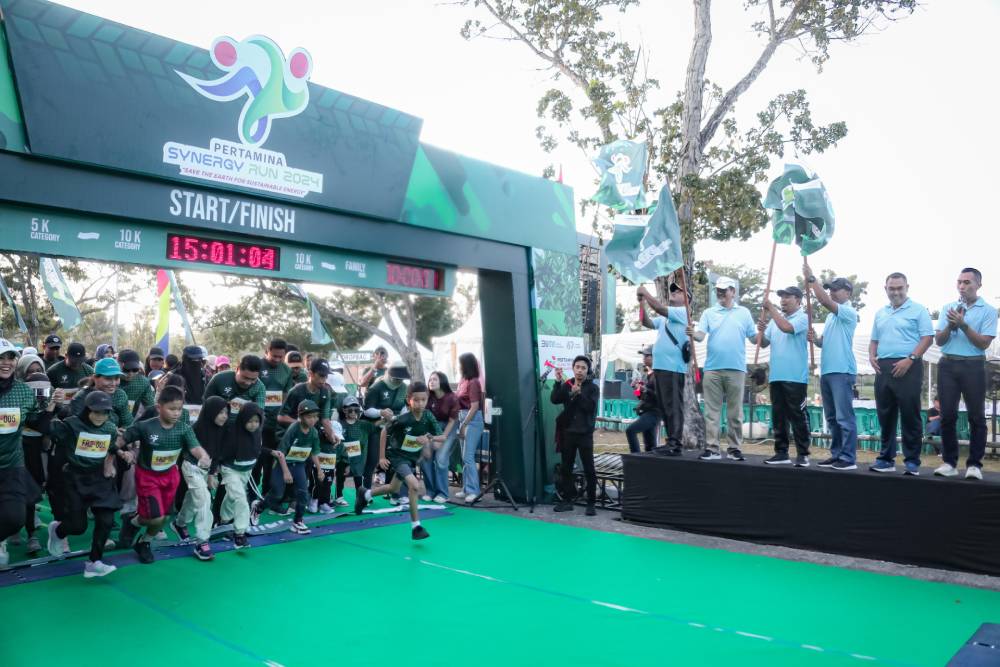 Ribuan Peserta Antusias Ikuti Pertamina Synergy Run 2024, Dimeriahkan Utopia Band
