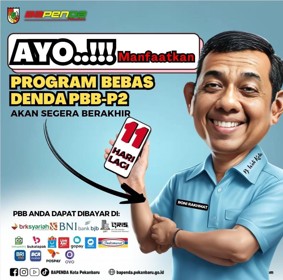 Tren Positif Pajak Daerah Pekanbaru Capai Target Jelang Akhir Tahun 2024