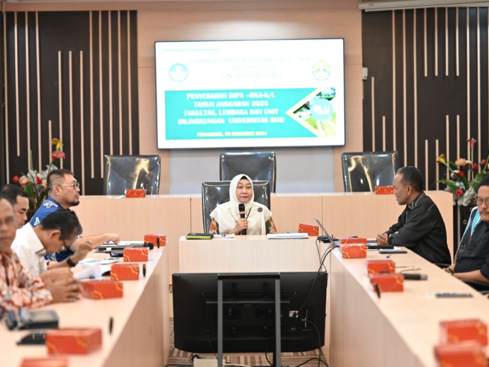 Rektor UNRI : Pentingnya Komitmen untuk Pengelolaan Anggaran yang Optimal