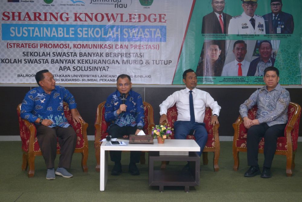 Sekolah Swasta di Riau Belajar Strategi Sukses dari Para Ahli