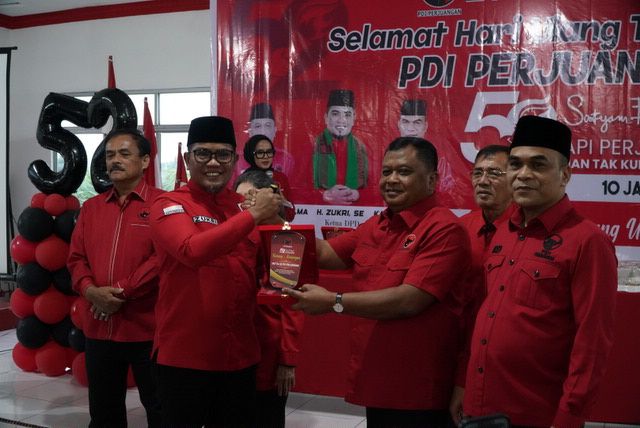 DPD PDIP Riau Berikan Santunan ke Puluhan Anak Panti Asuhan di HUT ke 52 Tahun