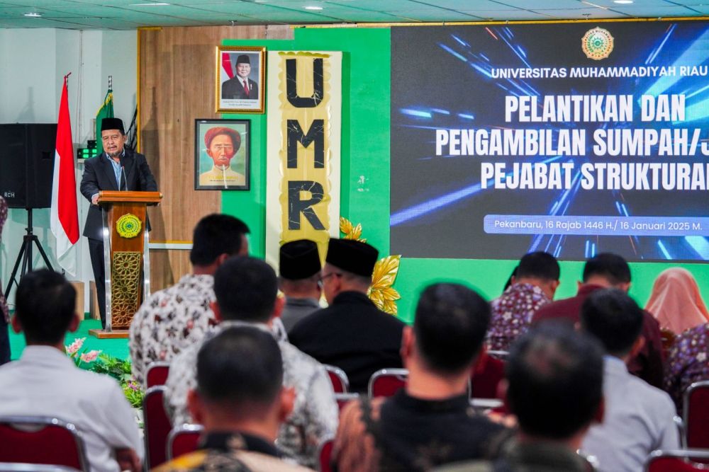 Rektor UMRI Lantik Kepala Biro Baru, Tekankan Komitmen dan Profesionalisme