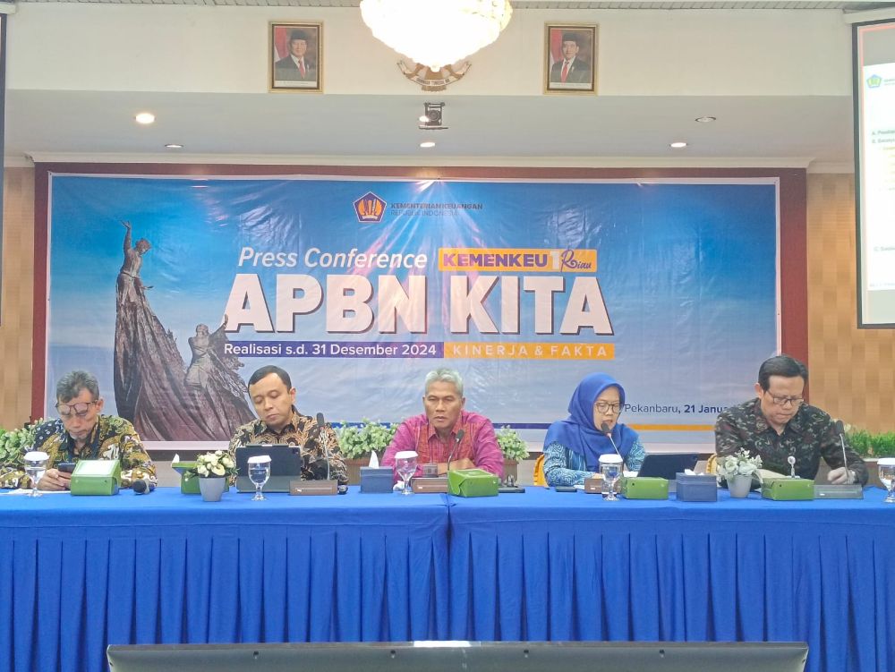 Pendapatan Negara di Riau Capai Rp28,75 Triliun hingga 31 Desember 2024