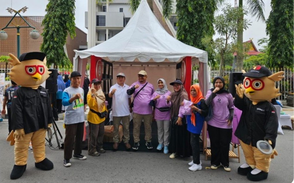 Bawaslu Riau Tampilkan Potret Pengawasan Pilkada 2024 di Area CFD