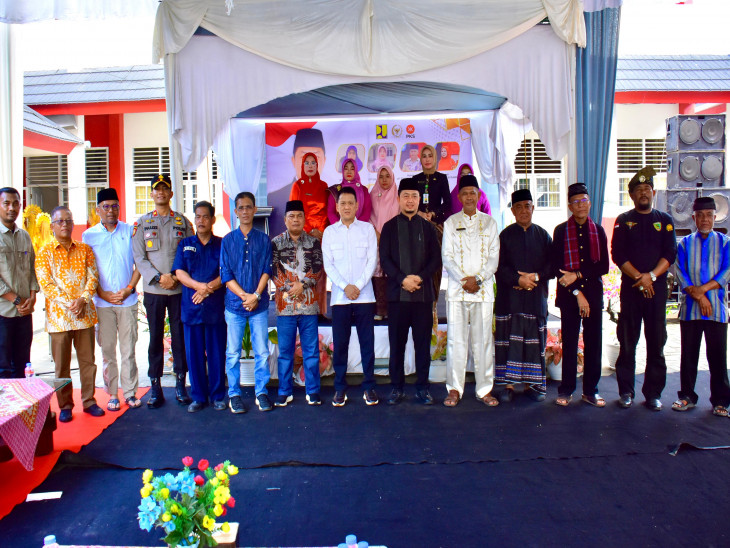 Pj Bupati Kampar dan Anggota DPR RI Hadiri Syukuran Selesainya Rehabilitasi Empat Sekolah