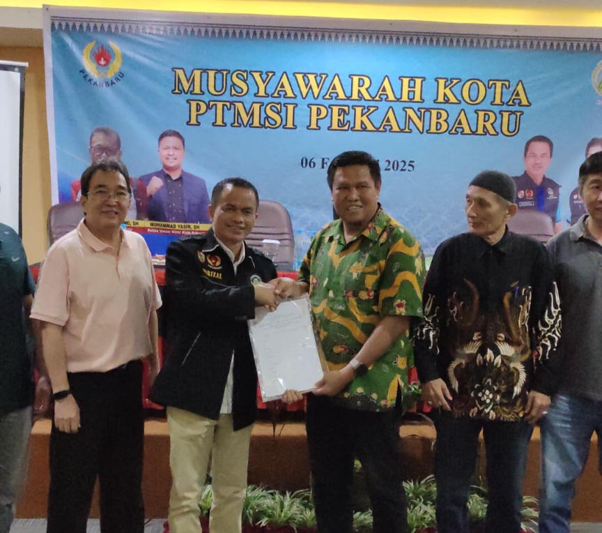 Terpilih Aklamasi, Adrizal Kembali Pimpin PTMSI Kota Pekanbaru periode 2025 - 2029