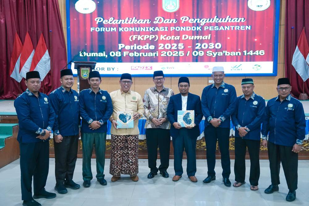 Pelantikan FKPP Kota Dumai: Perkuat Sinergi Pondok Pesantren dan Pemerintah