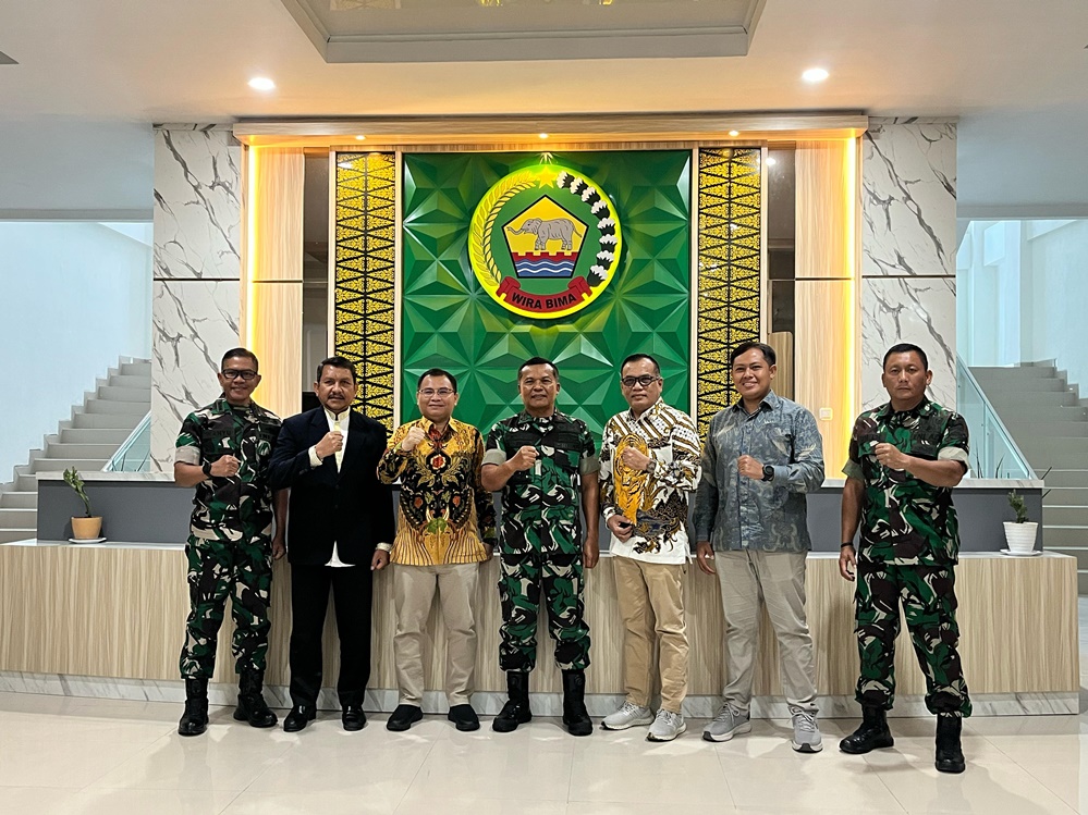 Pererat Silaturahmi, Unilak Kunjungi Korem 031/Wira Bima