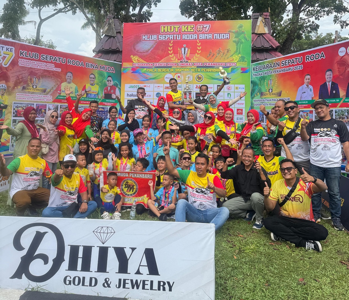 Klub Bina Muda Sukses Bawa Pulang Piala Bergilir Dispora 2025