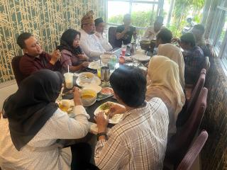 Pimpinan Audiensi Bersama FWL DPRD Pekanbaru Bahas Giat Publikasi Anggota Dewan