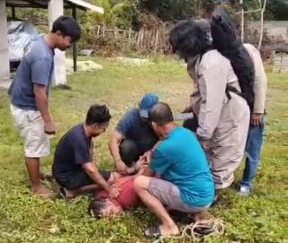 Polres Kuansing Ungkap Motif Oknum ASN Inspektorat Gorok Leher Istrinya Hingga Tewas