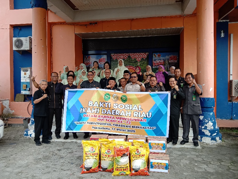 Peringati HUT ke-72, IKAHI Daerah Riau Gelar Bakti Sosial di Pekanbaru 