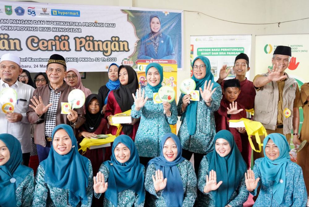 Stop Boros Pangan, Ketua TP PKK Riau Bagikan Tips Pencegahannya