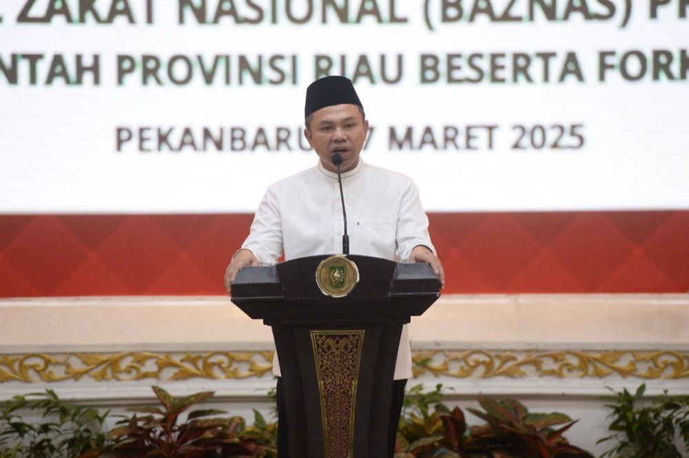 Tingkatkan Kesadaran Masyarakat Berzakat, Gubri Apresiasi Baznas Riau