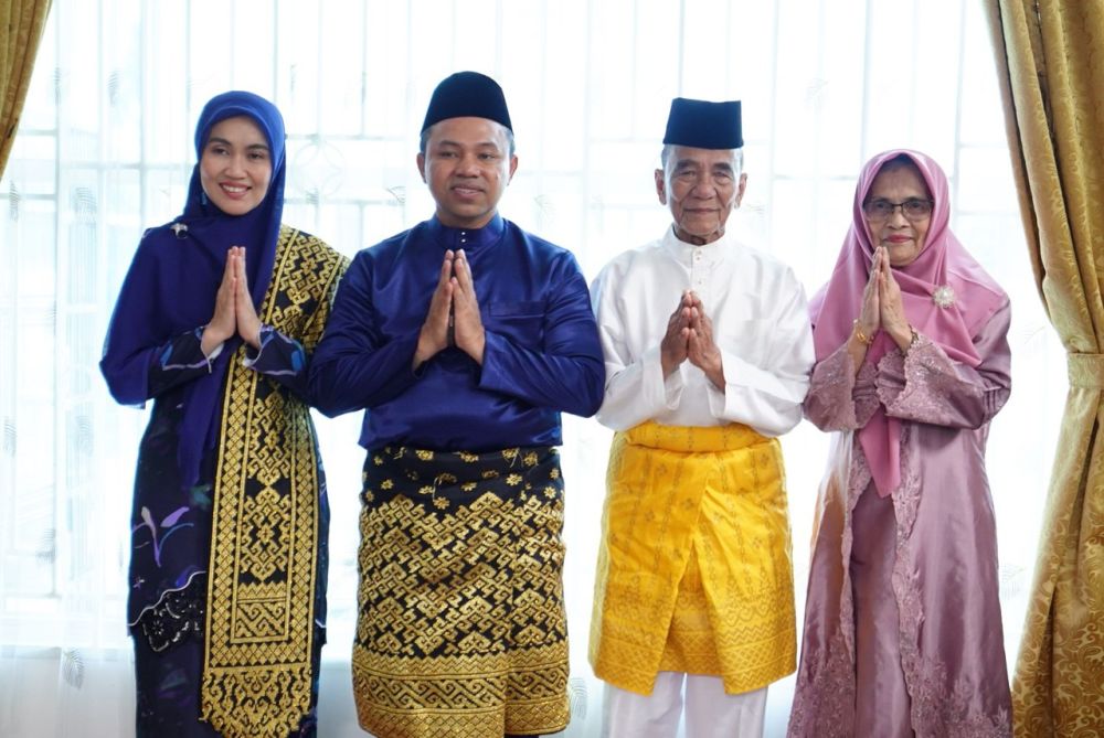 Silaturahmi Lebaran, Annas Maamun Pesan Abdul Wahid Utamakan Rakyat