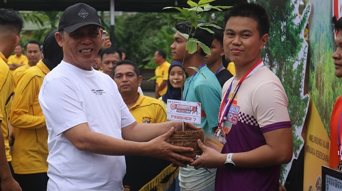 Bupati Herman Lepas Peserta Karhutla Fun Run 2025, Suarakan Kepedulian Lingkungan