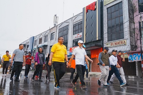 Warga Dumai Antusias Ikuti Karhutla Fun Run 5K 2025 Meskipun Diguyur Hujan