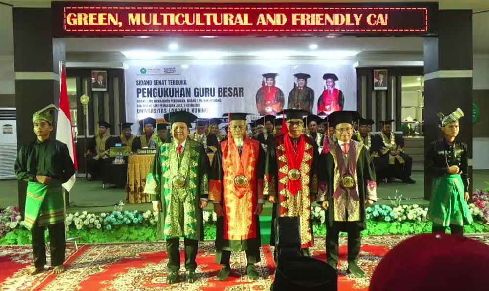 Pengukuhan Guru Besar Unilak, Wujud Komitmen pada Pendidikan Berkualitas
