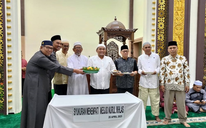Wawako Dumai Resmikan Masjid Nurul Ikhlas
