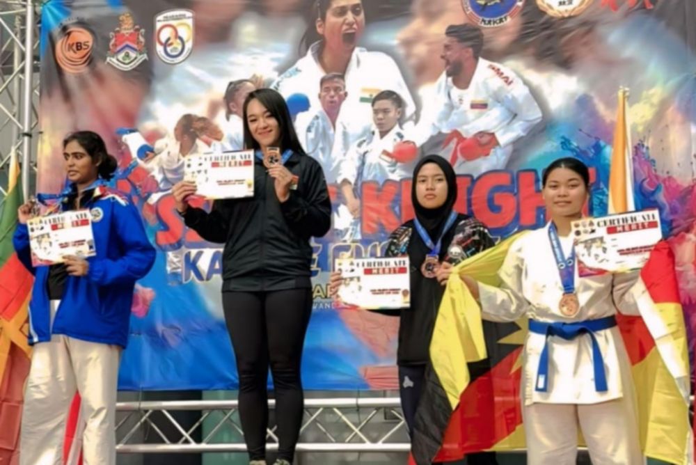 Ditlantas Polda Riau Bangga, Bripda Jessica Sabet Emas Karate Internasional