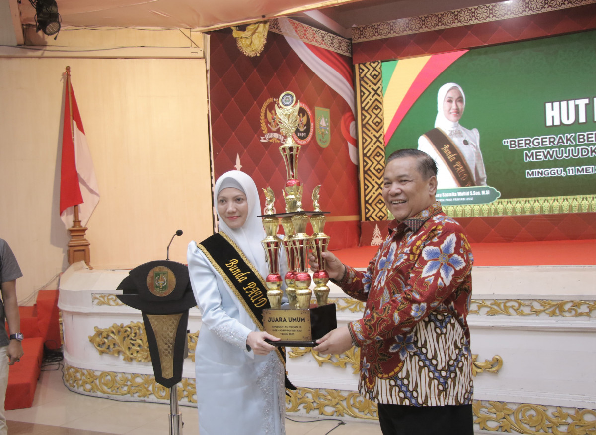 Pekanbaru Raih Juara Umum Implementasi Porseni TK IGTKI-PGRI Provinsi Riau 2025
