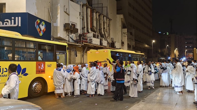 Perjalanan Makkah ke Madinah, PPIH Siapkan Bus Antarkota dengan Spek Khusus