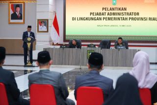 Pemprov Riau Mulai Evaluasi, Uji Kompetensi dan Rotasi Pejabat II-IV Usai Lantik 30 Pejabat Adminstrasi 