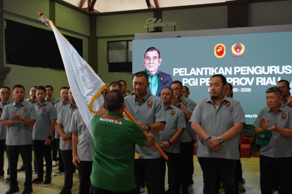 Pelantikan Pengurus PGI Riau 2025-2029, PB PGI Dorong Pembinaan Atlet dan Turnamen Rutin