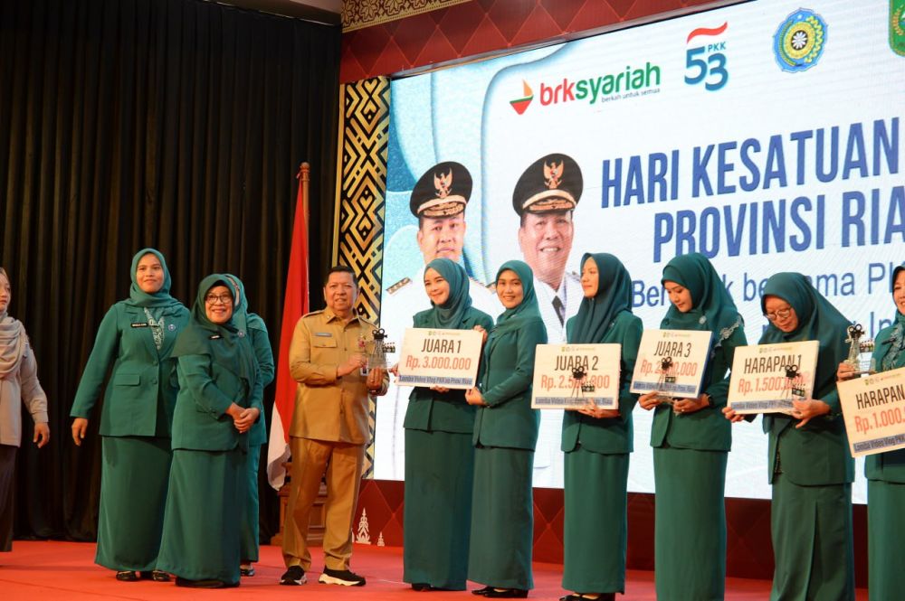 TP-PKK Kabupaten Pelalawan Raih Juara I Lomba Vlog HKG PKK ke-53 Tingkat Provinsi Riau