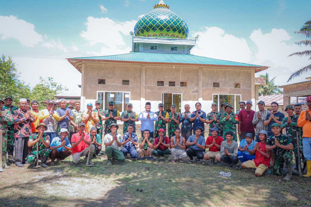 Tim Wasev Mabes TNI AD Kunjungi TMMD ke-124 di Dumai Kota Idaman