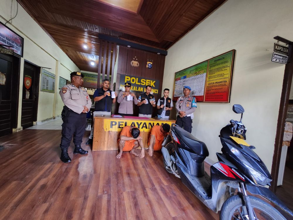 AKP Tatit Beri Perintah, Dua Pengedar Narkoba di Kerinci Ditangkap