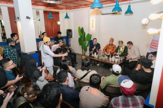 Menuju Pekanbaru City of Media Art, Utusan Presiden Raffi Ahmad Kunjungi Pekerja Seni Riau