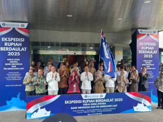 Edarkan Rupiah Sampai Pelosok, Pemprov Riau dan BI Lepas Tim Ekspedisi Rupiah Berdaulat