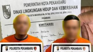 Dua Orang THL Eks DLHK Pekanbaru Pungli Retribusi Sampah, Sebulan Raup Untung Rp 5 Juta