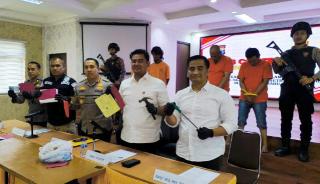 Motif Pencurian Kabel Tanam di Trotoar Flyover SKA Pekanbaru Ternyata Buat Narkoba