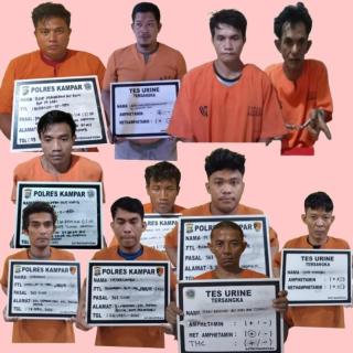 11 Tahanan Kasus Curat dan Narkoba Polres Kampar Kabur 