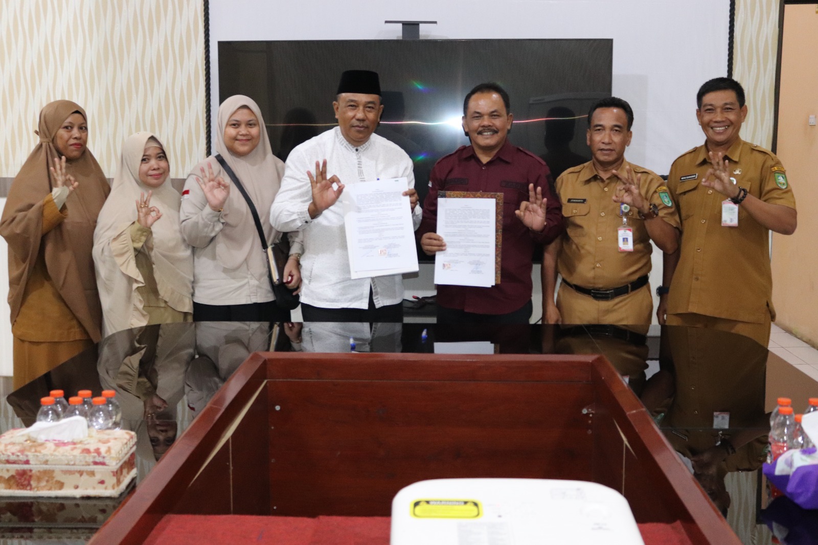 Disperkimtan dan BAZNAS Bengkalis Jalin Kerjasama Pelaksanaan Program Rumah Layak Huni