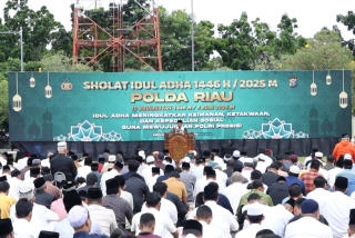 Makna Iduladha di Mapolda Riau: Ketaatan, Keikhlasan, dan Solidaritas Sosial