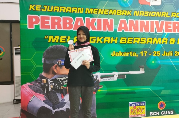 Membanggakan, Rihadatul Asyifa Atlet Muda Perbakin Riau Bawa Nama Indonesia di ISSF World Cup Rifle Pistol di Munich-Jerman