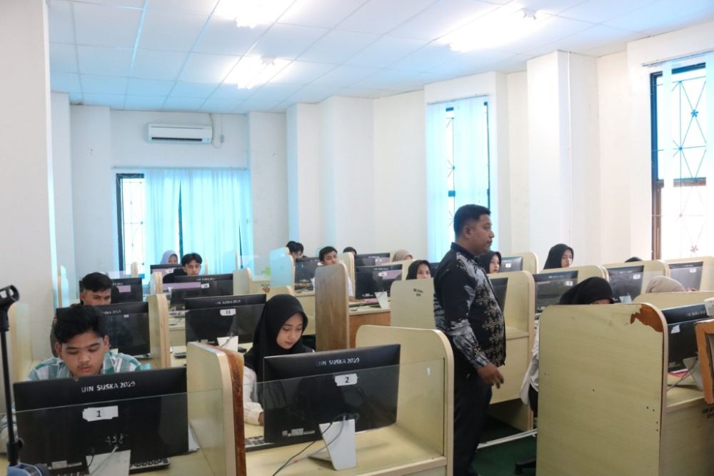 Pelaksanaan UTBK di PTIPD UIN Suska Riau Berjalan Sesuai Prosedur