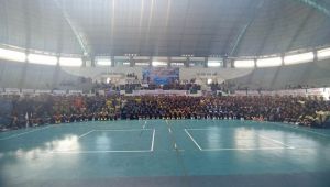 Diikuti 42 Tim, Kejuaraan Voli Piala Kadispora Riau Resmi Bergulir 
