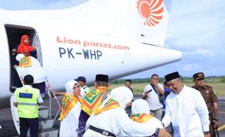 Pemkab Rohul Upayakan Kepulangan Jamaah Haji dari Bandara Hang Nadim- Tuanku Tambusai