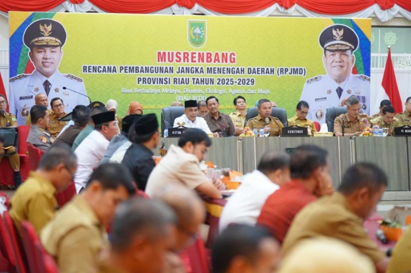 Pemprov Riau Gelar Musrenbang RPJMD 2025–2029, Fokus Ekonomi Rakyat, Peningkatan SDM, Kesehatan, hingga Budaya