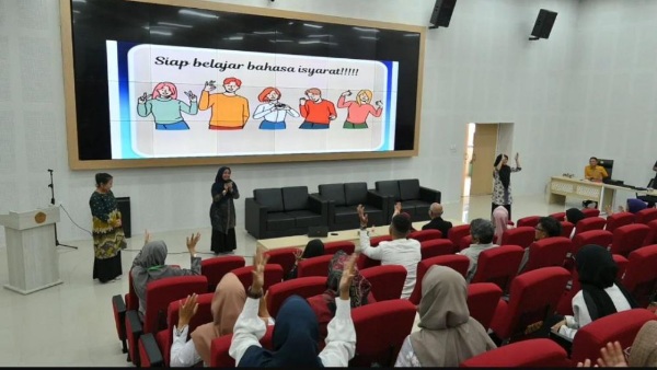 UNRI Komit Ciptakan Kampus Inklusif Lewat Workshop Bahasa Isyarat