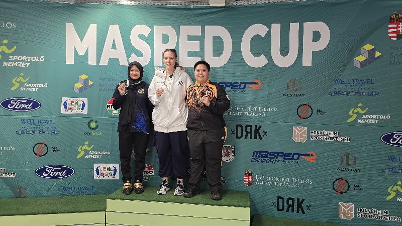 Atlet Perbakin Riau Juara 2 di Kejuaraan Internasional Masped Shooting Cup Budapest Hungary