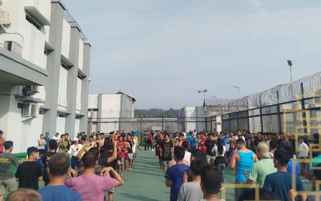 Lapas Narkotika Rumbai Gelar  Senam Sehat Rutin Tingkatkan Kebugaran dan Kebersamaan WBP