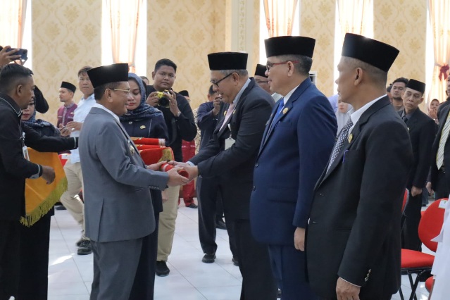 Bupati Rohil Melantik Pejabat Pratama, Berikut Daftarnya 