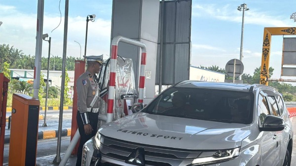 Speed Gun Diturunkan di Tol Pekanbaru-Dumai, 9 Pengemudi Ngebut Ditilang