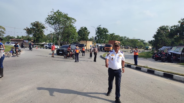 Petugas Gakkum Kembali Jaring 50  Pelanggar Operasi Patuh LK di Bundaran Menabung 